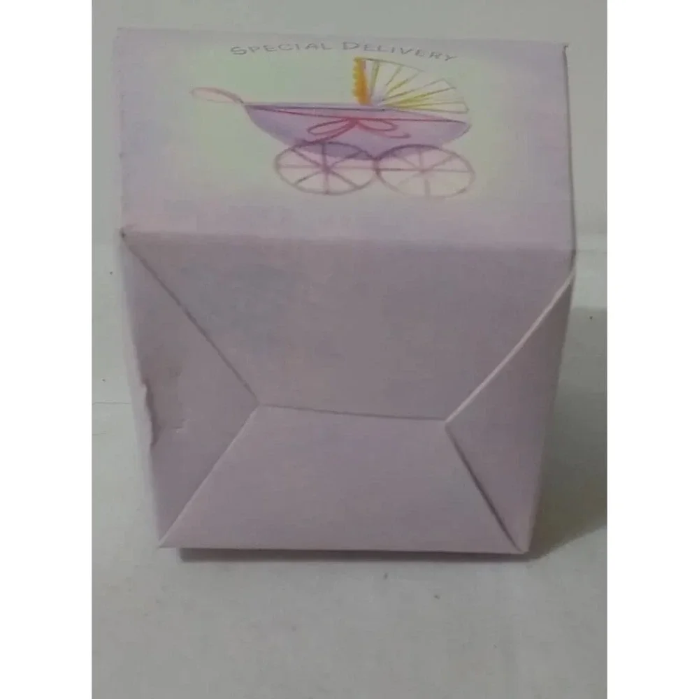 18 Mini Treat Boxes Baby Shower Special Delivery‎ Closable with Handle 2.5